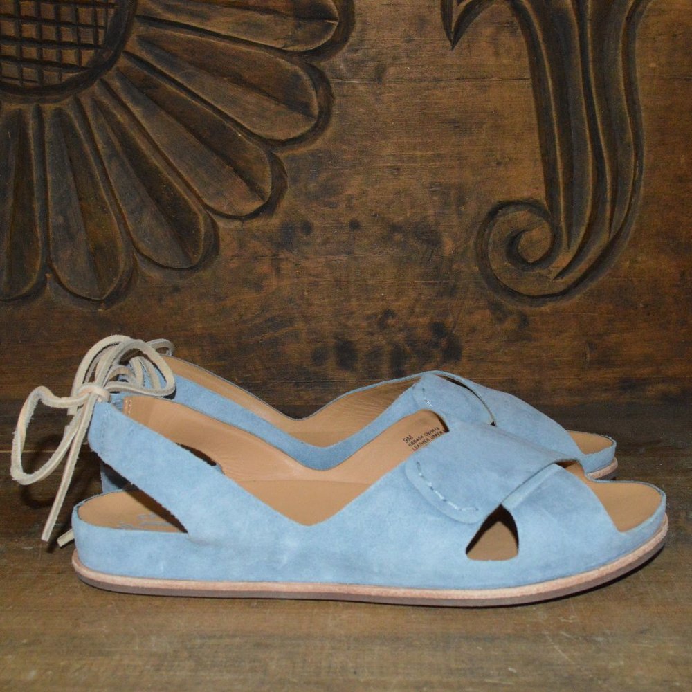 Corkys blue suede sandals 9 M
